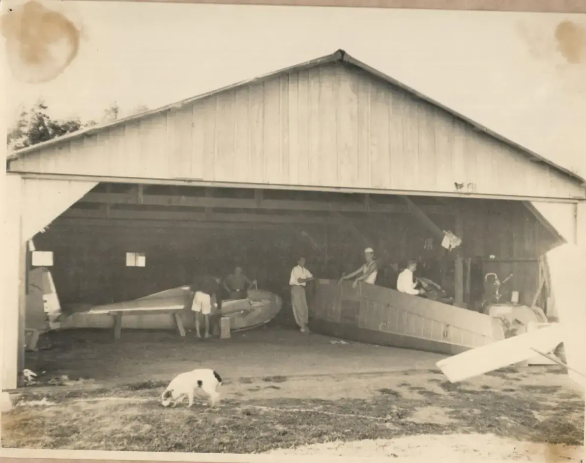 Fotos históricas del Club de Planeadores Cóndor